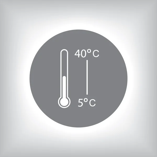 Icona termometro — Foto Stock