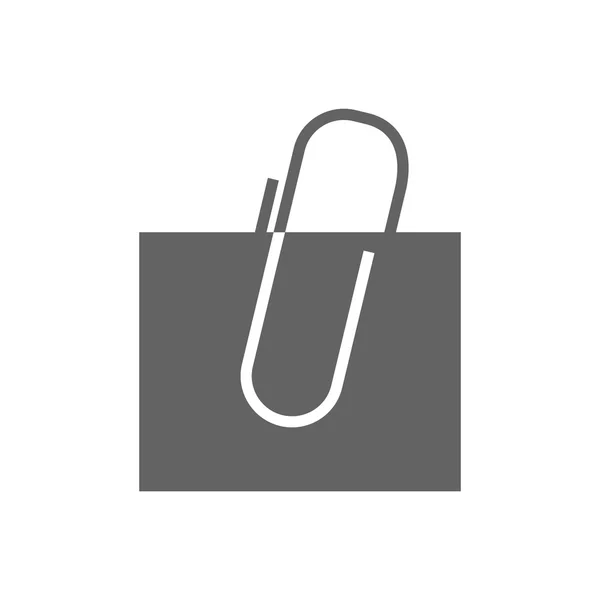 Paperclip pictogram — Stockfoto