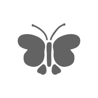Kelebek simgesi illüstrasyon.