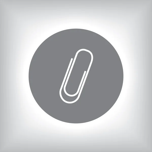 Paperclip icon design — Stock Photo, Image