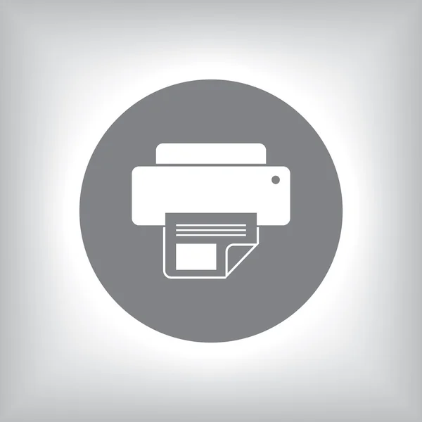 Ilustración de icono de impresora de oficina —  Fotos de Stock