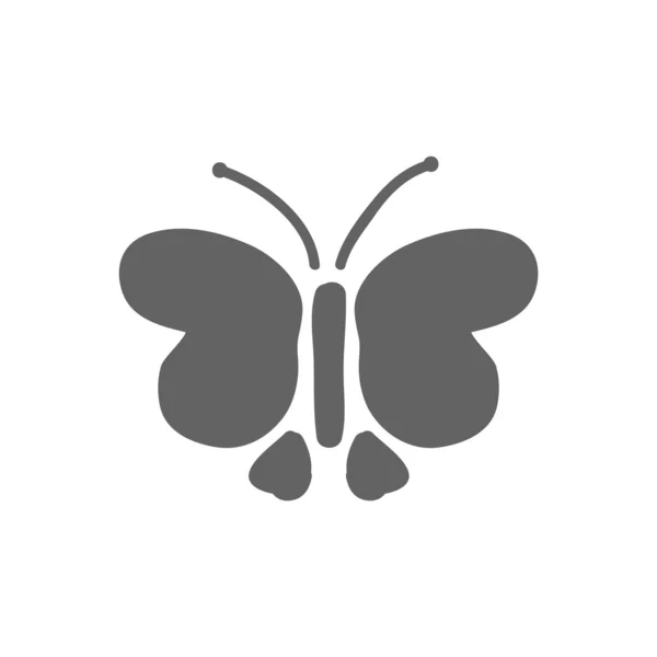 Ilustración del icono de mariposa . —  Fotos de Stock