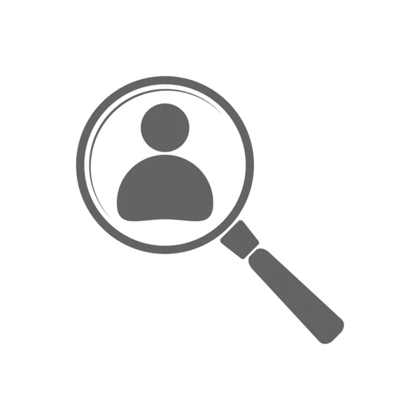 Looking For An Employee Search icon — Stock Photo, Image