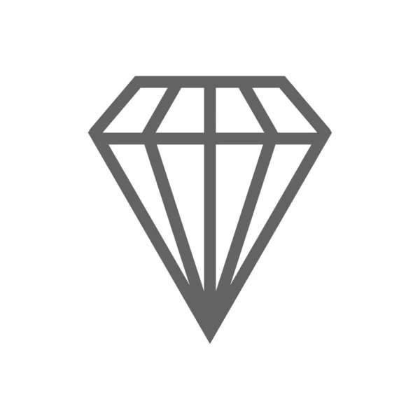 Diamond icon illustration — Stock Photo, Image