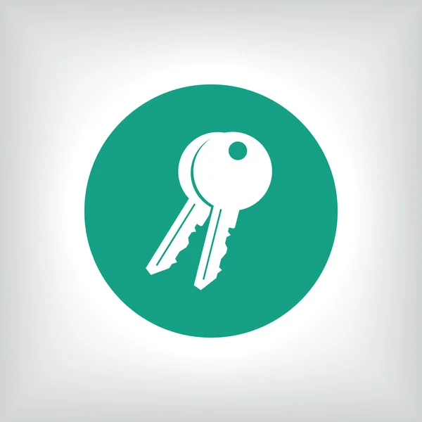 Hus nyckel ikon — Stockfoto