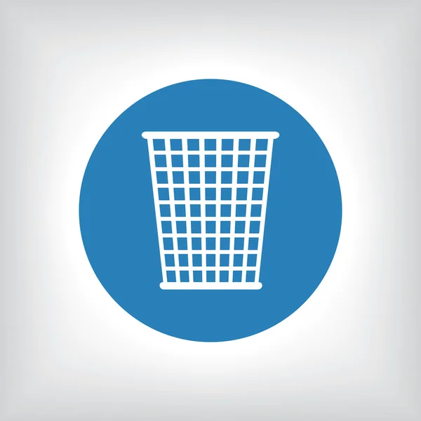 Trash bin icon — Stock Photo, Image