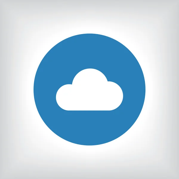 Ícone de nuvem — Fotografia de Stock