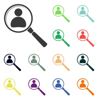 çalışan arama simgeler arayan