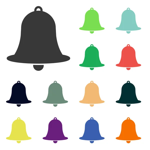 Dzwon ikonyBell pictogrammen — Stockfoto