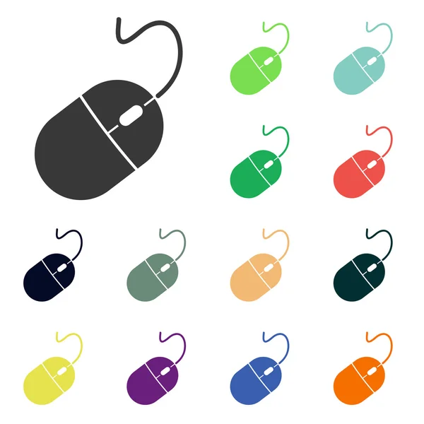 Computer mouse icons — Stock Photo, Image