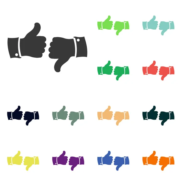 Thumb up icons — Stock Photo, Image