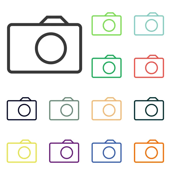 Camera pictogrammen — Stockfoto