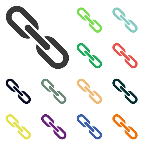 Chain link icons — Stock Photo, Image