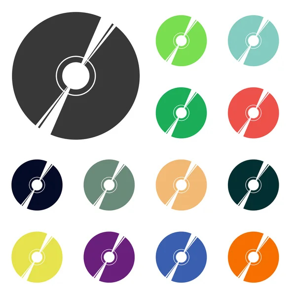CD or DVD icons — Stock Photo, Image