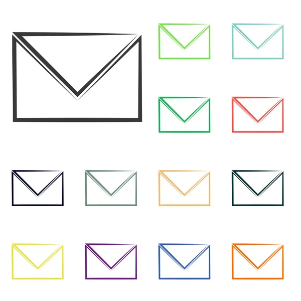 Envelope Mail icons — Stock Photo, Image