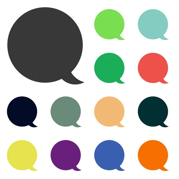 Speech bubble icons — Stock Photo, Image