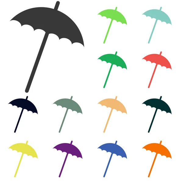 Icônes parapluie — Photo