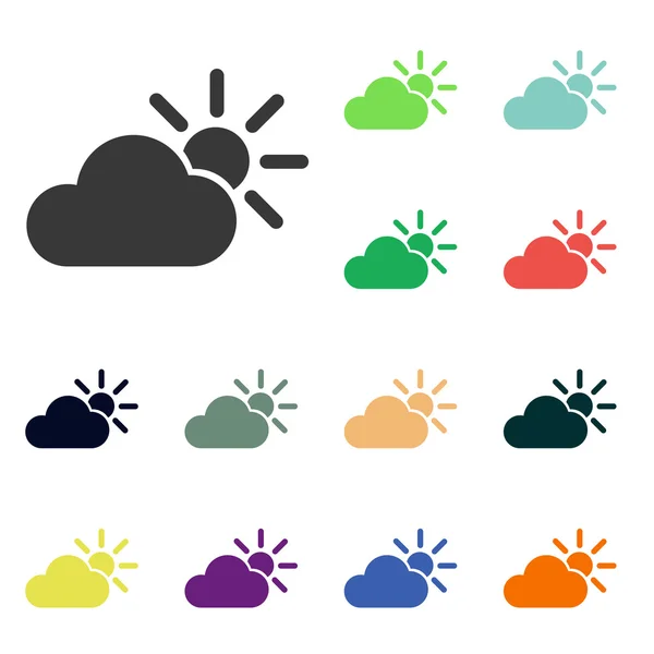 Väder web ikoner — Stockfoto