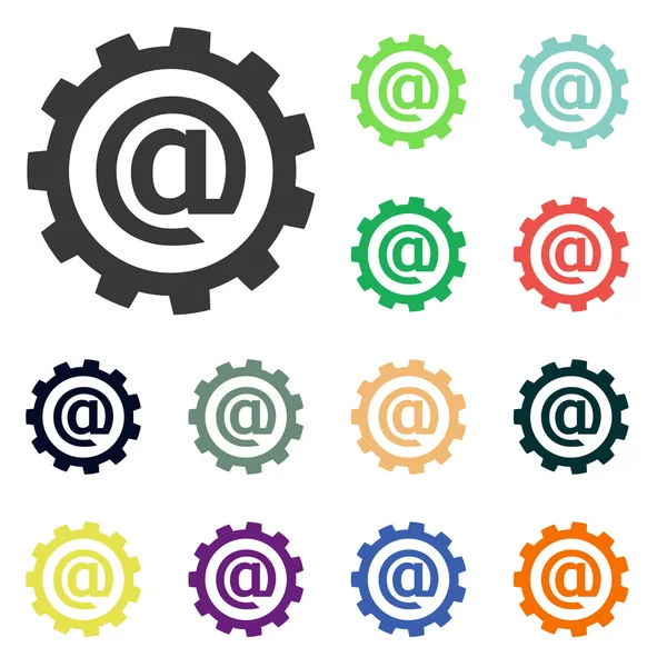 Internet-Symbole per E-Mail — Stockfoto