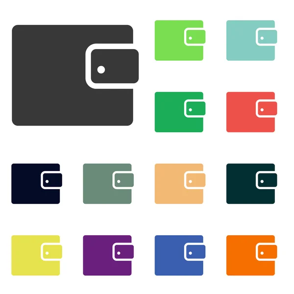 Wallet icons — Stock Photo, Image