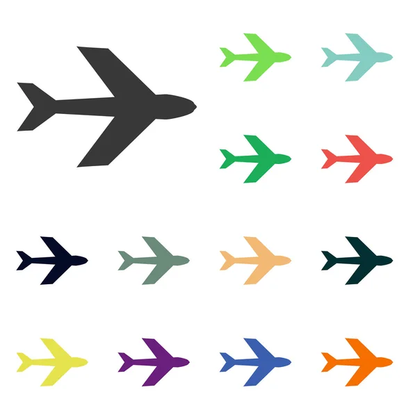 Airplane icons — Stock Photo, Image