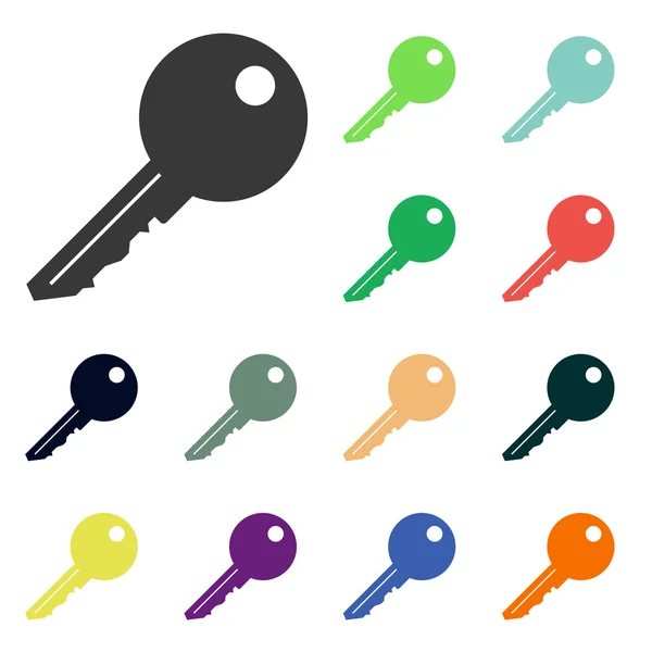 Ícones-chave — Fotografia de Stock