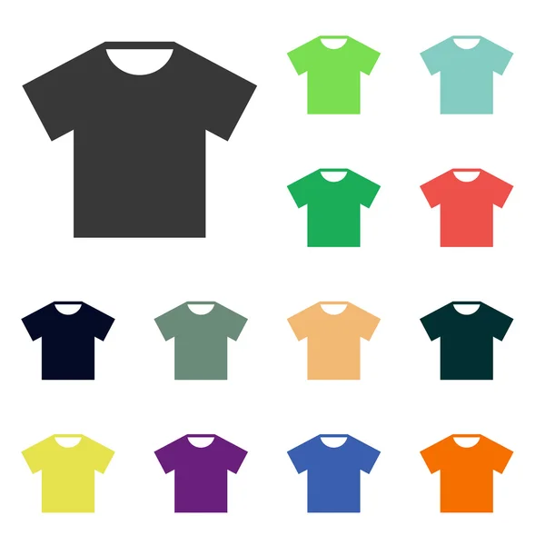 Ícones de camiseta — Fotografia de Stock