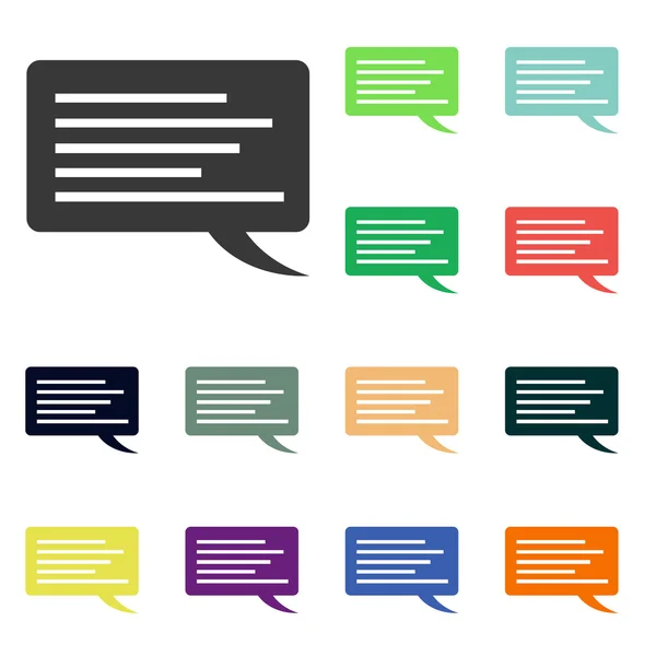 Speech bubble icons — Stock Photo, Image