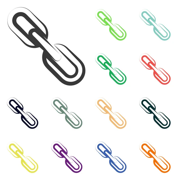 Chain link icons — Stock Photo, Image