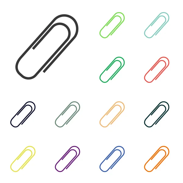 Paperclip icons — Stock Photo, Image