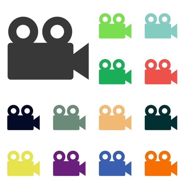 Symbole für Videokameras — Stockfoto
