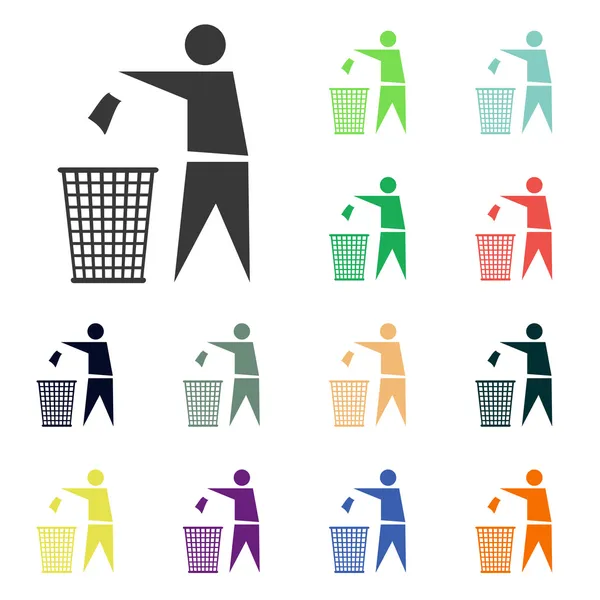 Recycling sign label icons — Stock Photo, Image