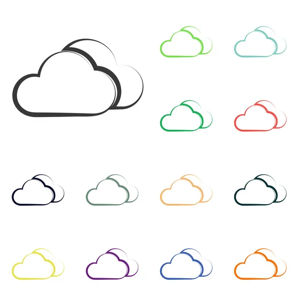 Weather web icons — Stock Photo, Image