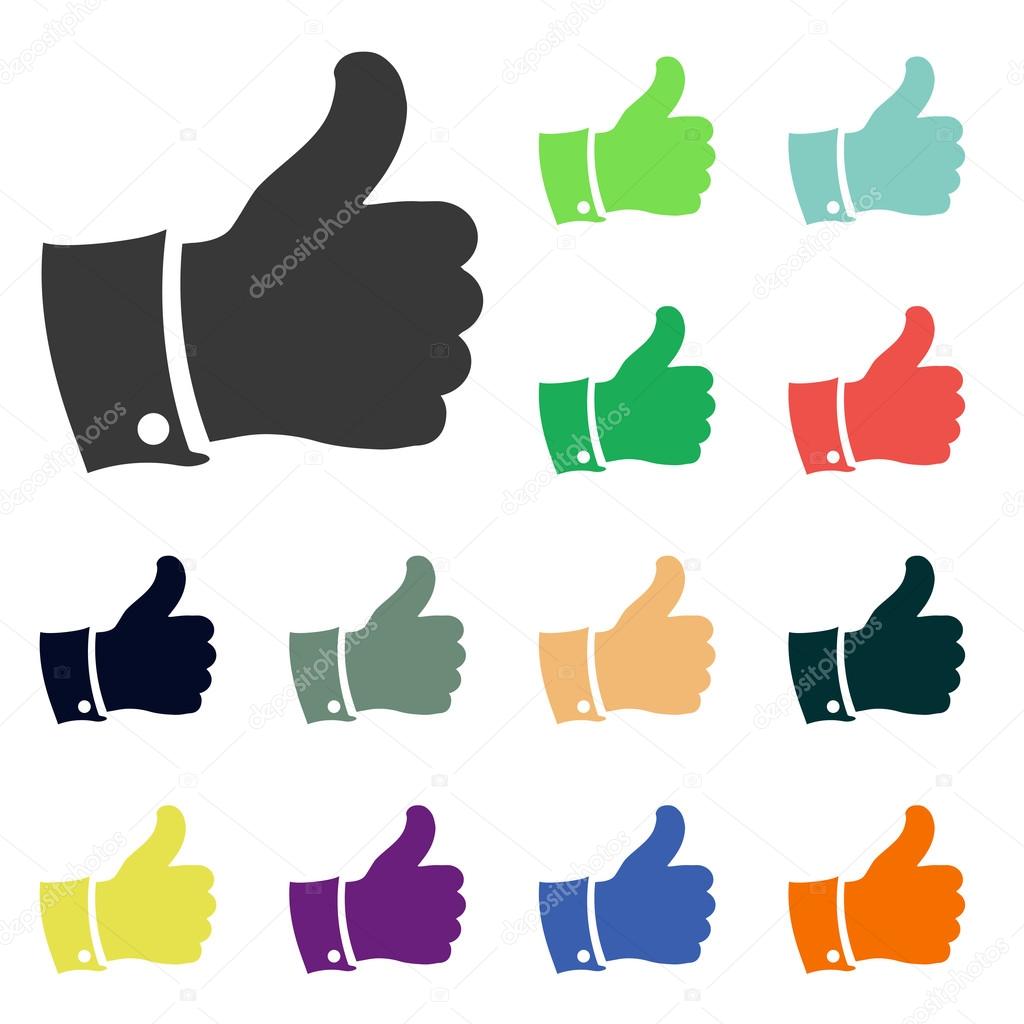 Thumb up icons
