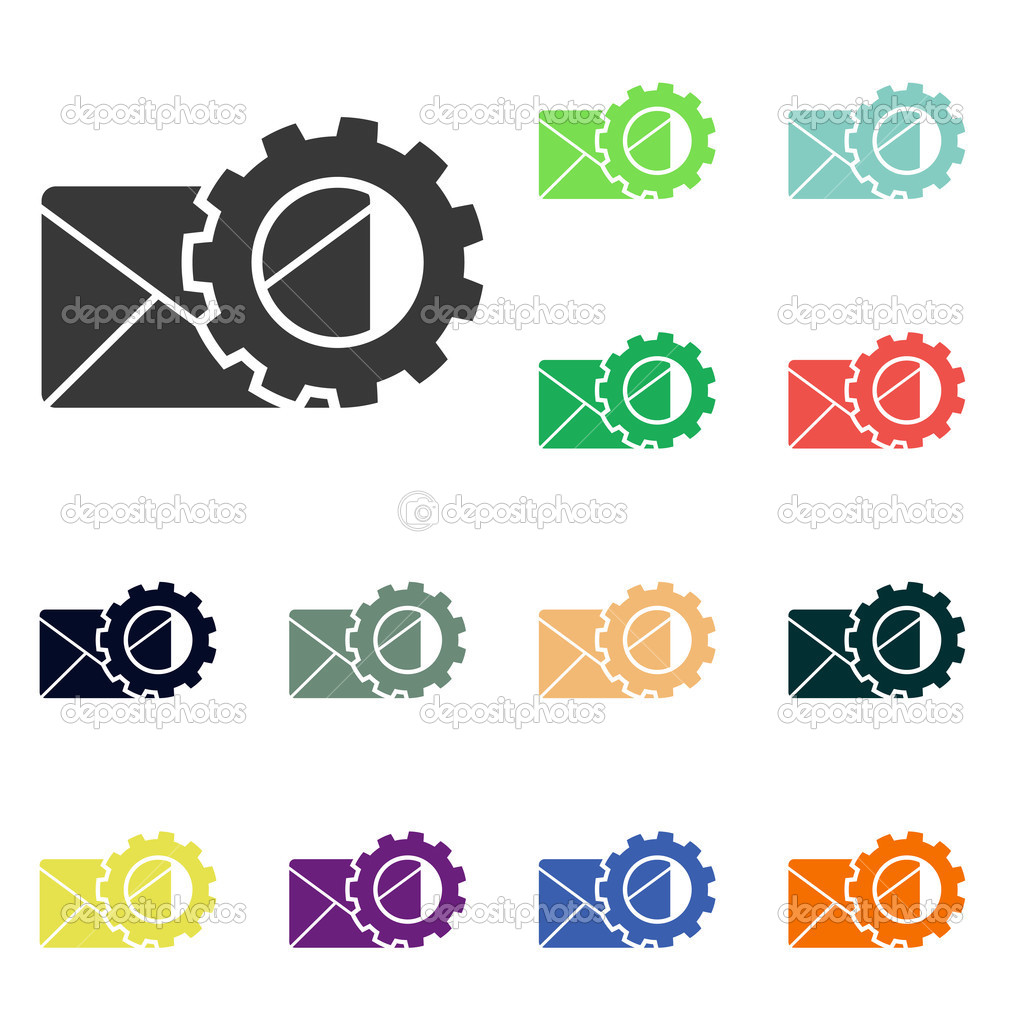 Setting parameters and Envelope Mail icons
