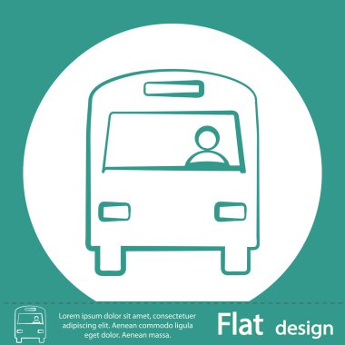 otobüs simgesi tasarım