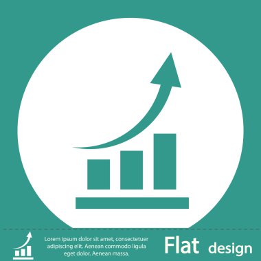 Yeşil grafik simgesini