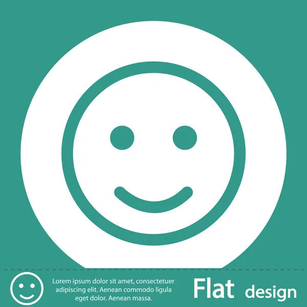 Glimlach pictogram ontwerp — Stockfoto