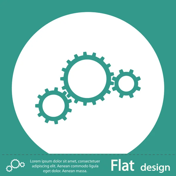 Cogwheels icon — Stock Photo, Image