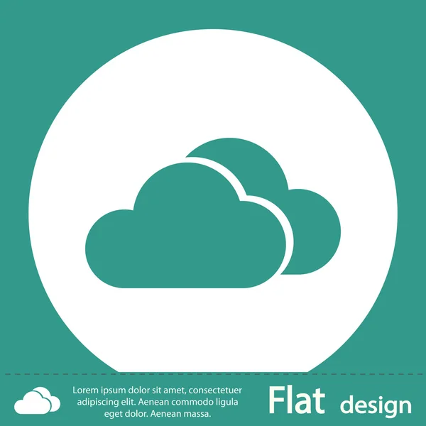 Cloud icon — Stock Photo, Image