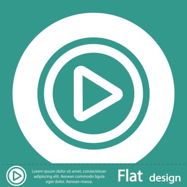 düğme web simgesi oynamak