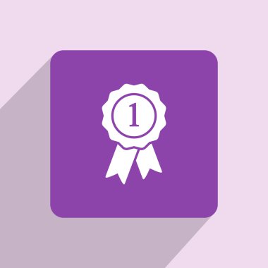 Kurdele simgeli rozet