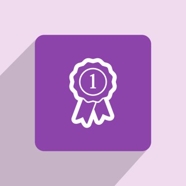 Kurdele simgeli rozet