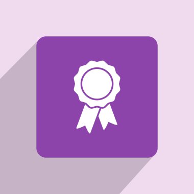 Kurdele simgeli rozet