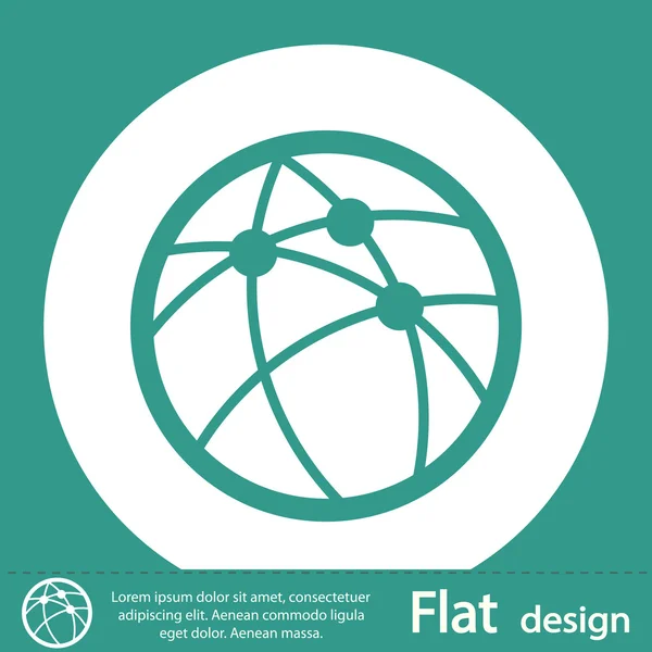 Мировые технологии или иконка социальной сети — стоковое фото