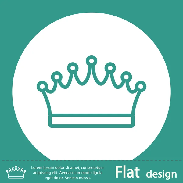 Crown icon — Stock Photo, Image