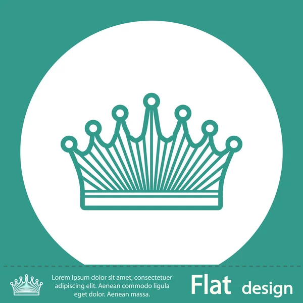 Crown icon — Stock Photo, Image