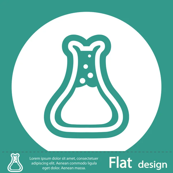 시험 관 아이콘 — 스톡 사진