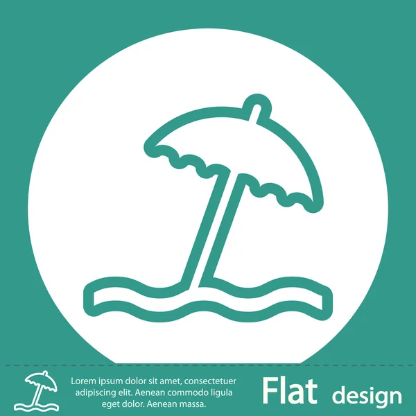 Paraguas icono de diseño —  Fotos de Stock