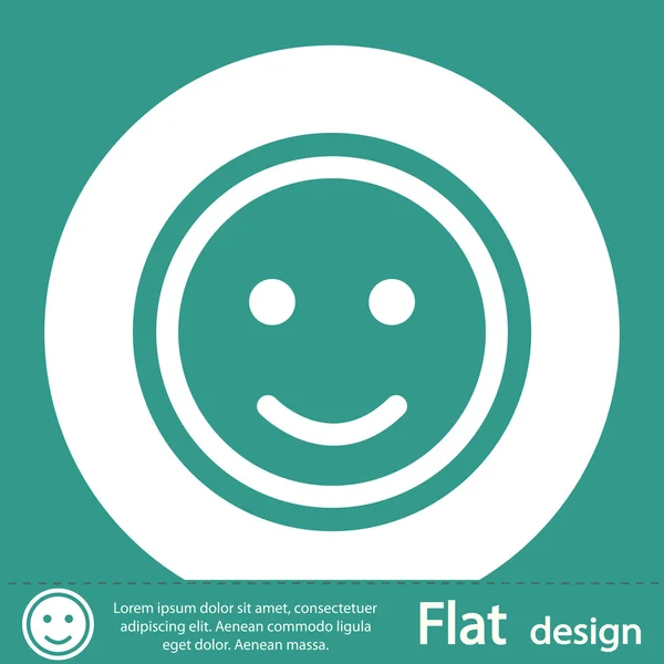 Design de ícone de sorriso — Fotografia de Stock